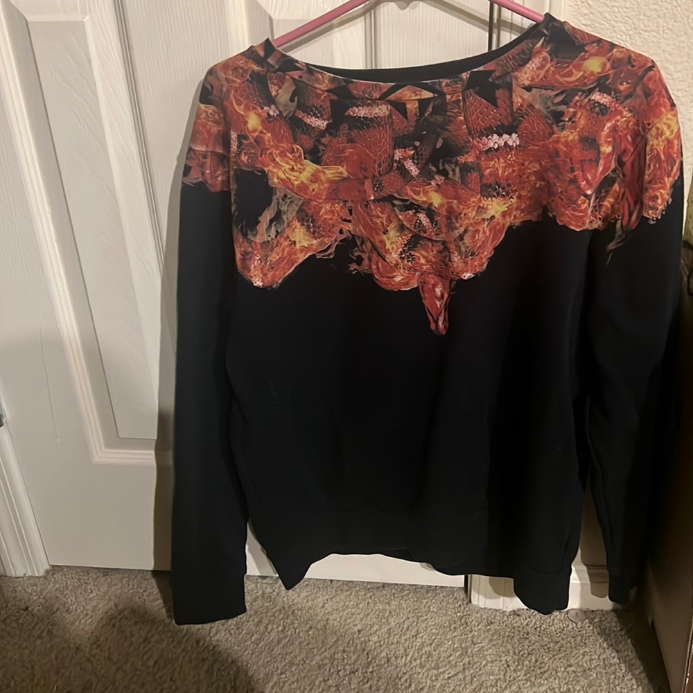 Authentic Marcelo Burlon Red Snakes Sweatshirt Size S Men’s, OFFERS ACCEPTED